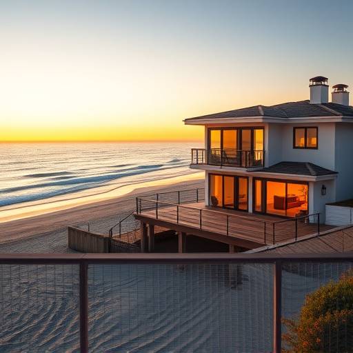 Oceanfront beach house in Santa Monica