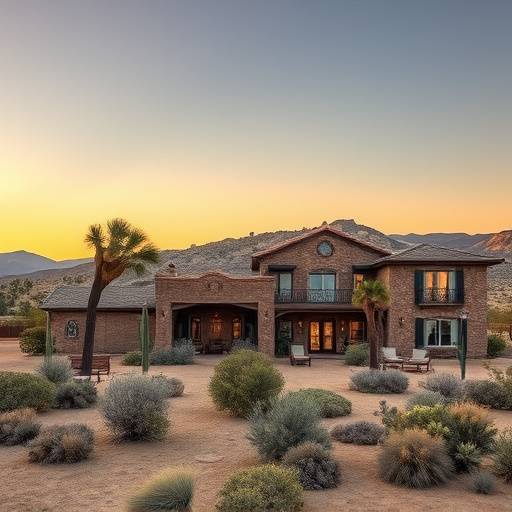 Secluded desert ranch in Joshua Tree